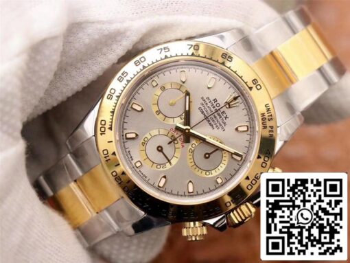 Rolex Daytona Cosmograph M116503-0002 1:1 Best Edition Noob Factory Gray Dial Swiss ETA4130 - Image 9