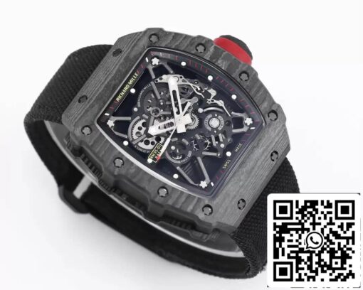 Richard Mille RM35-01 1:1 Best Edition BBR Factory Black Carbon Fiber Case - Image 9