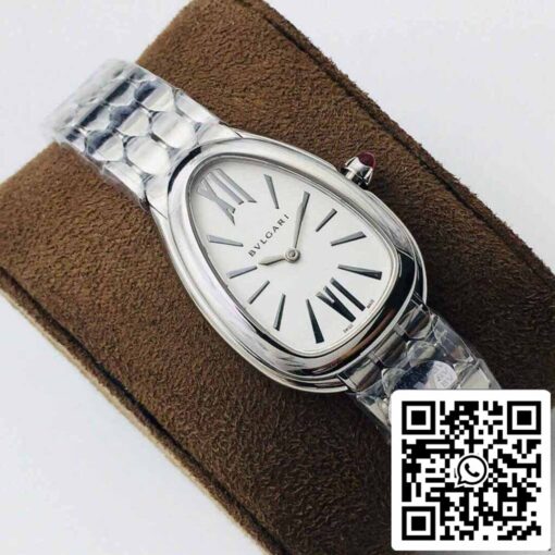 Bvlgari Serpenti 103141 1:1 Best Edition BV Factory Silver White Dial - Image 9