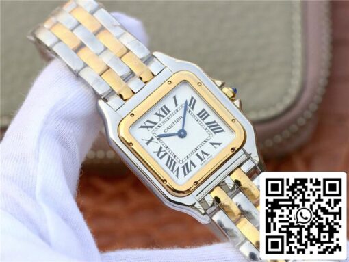 Panthere De Cartier W2PN0007 27MM 1:1 Best Edition 8848 Factory White Dial - immagine 2