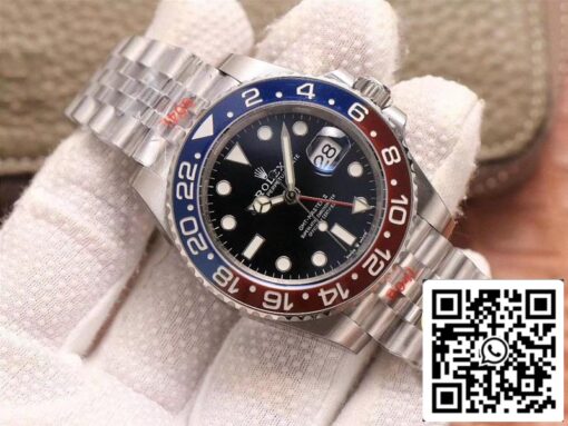 Rolex GMT Master II 126710BLRO-0001 1:1 Best Edition Noob Factory Black Dial Swiss ETA3285 - Image 9