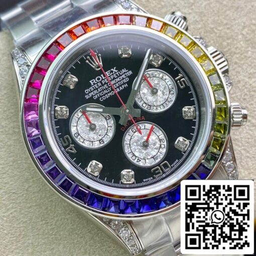 Rolex Daytona 116599 RBOW 1:1 Best Edition TW Factory Black Dial - Image 9