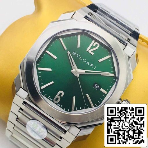 Bvlgari OCTO SOLOTEMPO 101963 BGOP41BGLD 1:1 Best Edition BV Factory Green Dial - Image 9