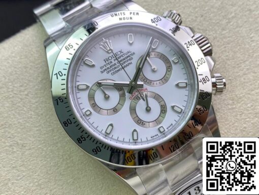 Rolex Cosmograph Daytona 116520LN 1:1 Best Edition Clean Factory White Dial — изображение 11