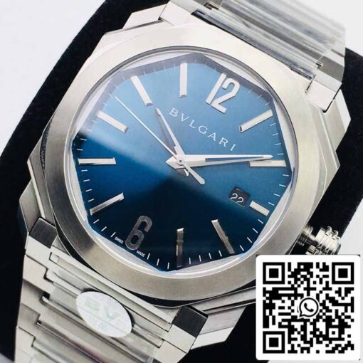 Bvlgari Octo 102105 BGO38C3SSD 1:1 Best Edition BV Factory Blue Dial - Image 7