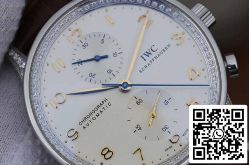 IWC Portugieser IW371440 1:1 Best Edition ZF Factory V2 Diamond Bezel - immagine 7