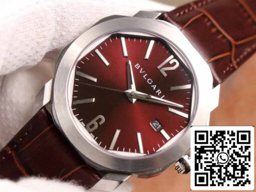 Bvlgari Octo 102705 1:1 Best Edition BV Factory Reddish Brown Dial - immagine 7