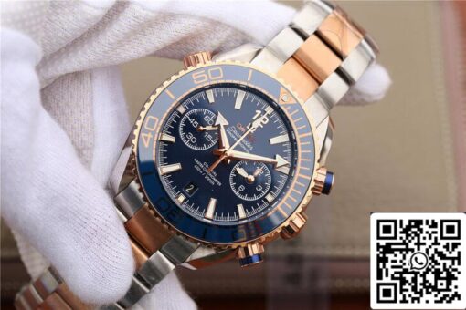 Omega Seamaster Ocean Planet 600M 215.20.46.51.03.001 1:1 Best Edition OM Factory Rose Gold — изображение 9