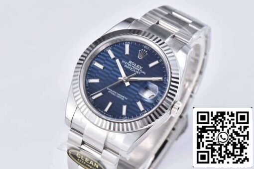 Rolex Datejust 41MM M126334-0031 1:1 Best Edition Clean Factory Blue Dial - immagine 9