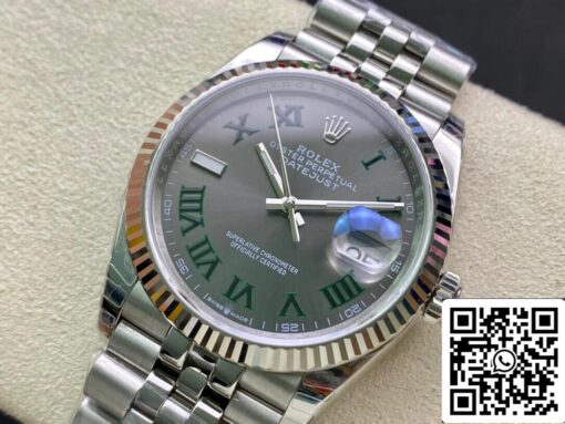 Rolex Datejust M126234-0045 36MM 1:1 Best Edition EW Factory Grey Dial - Imagen 7