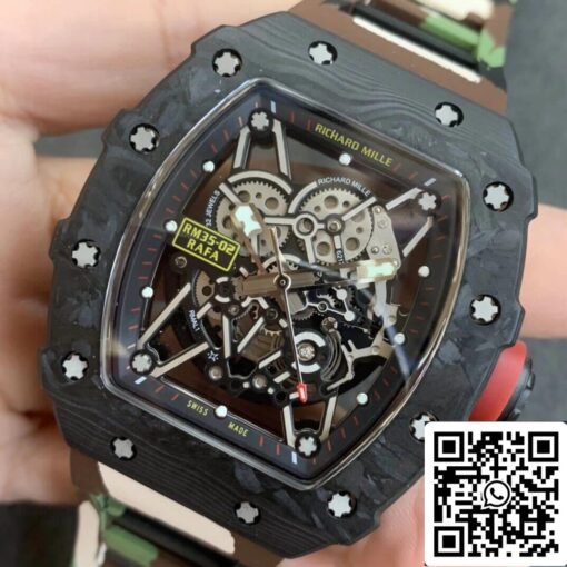 Richard Mille RM35-02 1:1 Best Edition KV Factory V3 Camouflage Strap - immagine 9