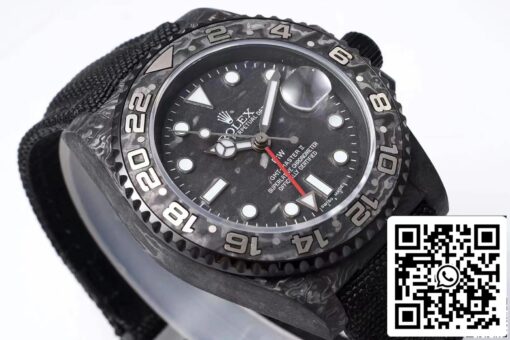 Rolex GMT-MASTER II Diw 1:1 Best Edition Carbon Fiber Black Fabric Strap - 이미지 8