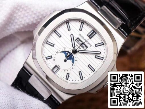 Patek Philippe Nautilus 5726/1A-010 1:1 Best Edition PF Factory Black Strap Swiss ETA324 – Image 4