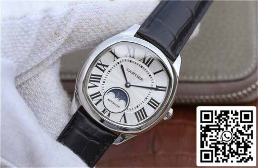 Drive De Cartier Moonphase WSNM0008 1:1 Best Edition Stainless Steel - Image 9