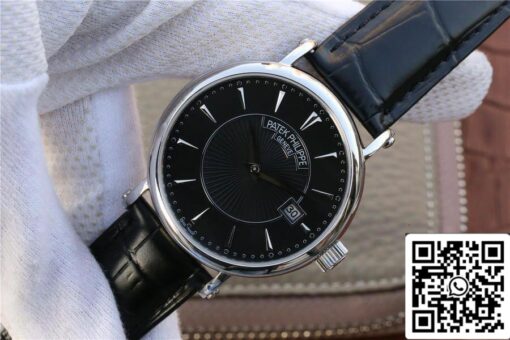 Patek Philippe Calatrava 5153G-001 1:1 Best Edition ZF Factory Black Dial - Image 6