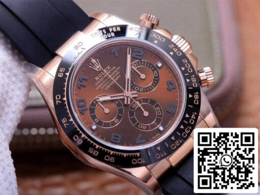 Rolex Daytona M116515LN-0015 1:1 Best Edition Noob Factory Brown Dial Swiss ETA4130 - Image 12