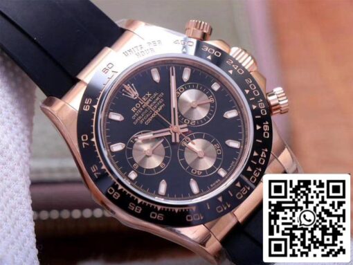 Rolex Daytona M116515LN-0017 1:1 Best Edition Noob Factory Black Dial Swiss ETA4130 - Image 13