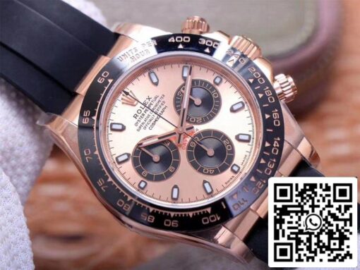 Rolex Daytona M116515LN-0021 1:1 Best Edition Noob Factory Pink Dial Swiss ETA4130 - Image 12