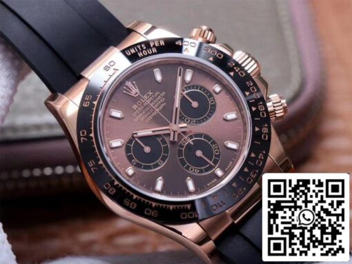 Rolex Daytona M116515LN-0041 1:1 Best Edition Noob Factory Chocolate Dial Swiss ETA4130 - Image 12