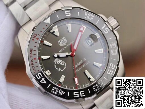 Tag Heuer Aquaracer Calibre 5 English Premier League Limited 43mm Mechanical Watches 1:1 Best Edition Swiss ETA2824-2 25J — изображение 6