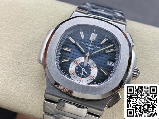 Patek Philippe Nautilus 5980/1A-001 1:1 Best Edition PPF Factory Blue Dial – Image 6