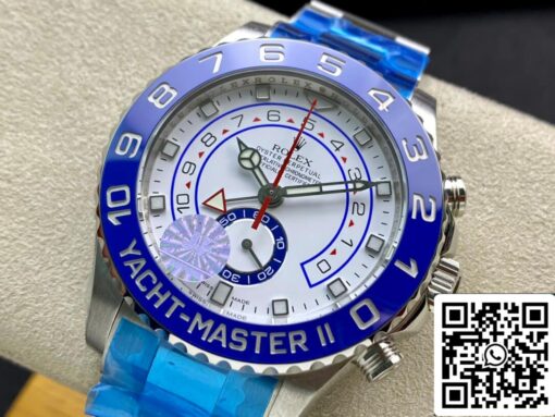 Rolex Yacht-Master M116680-0002 1:1 Best Edition JF Factory White Dial - Imagen 6