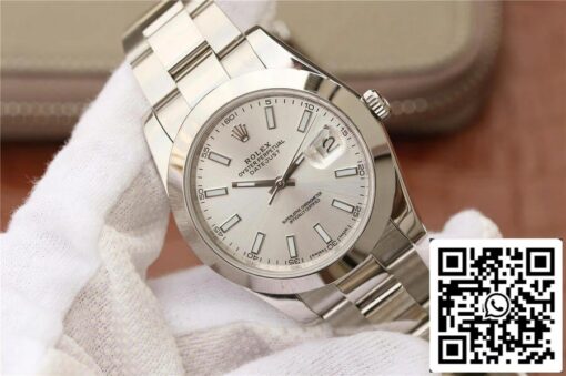 Rolex Datejust M126300-0005 1:1 Best Edition EW Factory White Dial - Imagen 4