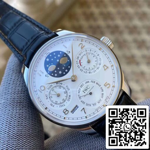 IWC Portuguese Perpetual Calendar IW503406 1:1 Best Edition APS Factory White Dial – Bild 6