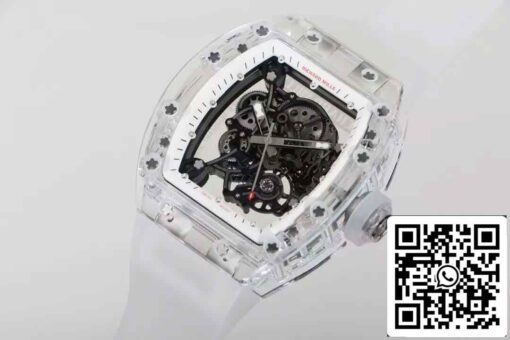 Richard Mille RM055 1:1 Best Edition RM Factory Transparent Case Replica Watch — изображение 3