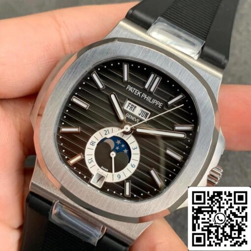 Patek Philippe Nautilus 5726 1:1 Best Edition GR Factory V2 Rubber Strap – Image 7