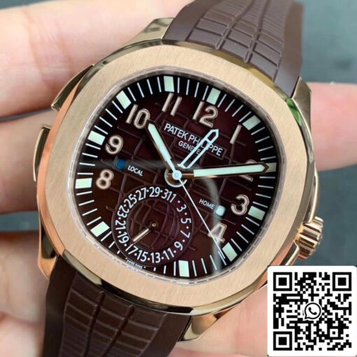 Patek Philippe Aquanaut 5164R-001 1:1 Best Edition GR Factory Brown Dial - immagine 5