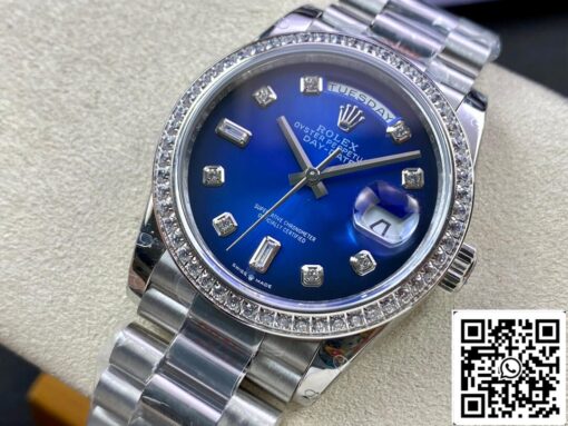 Rolex Day Date M128396TBR-0008 36MM 1:1 Best Edition GM Factory Diamond Bezel — изображение 8