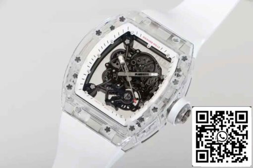 Richard Mille RM055  Best 1:1 Edition RM Factory Rubber Strap - 이미지 3