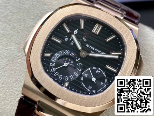 Patek Philippe Nautilus 5712 1:1 Best Edition GR Factory Leather Strap - Image 5