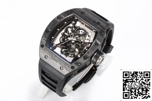 Richard Mille RM055 NTPT 1:1 Best Edition BBR Factory Black Carbon Fiber Dial - Image 8