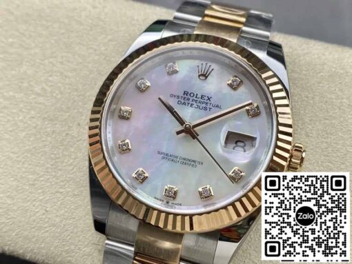 Rolex Datejust 41MM M126331-0013 1:1 Best Edition Clean Factory Diamond Dial - immagine 9