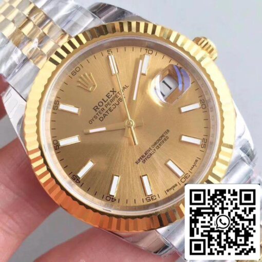 Rolex Datejust 41 126333 EW Factory 1:1 Best Edition Swiss ETA3235 904L Stainless Steel Jubilee Bracelet - Image 4