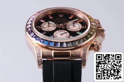 Rolex Daytona 116595RBOW 1:1 Best Edition BL Factory Rose Gold Swiss ETA4130 - Image 7