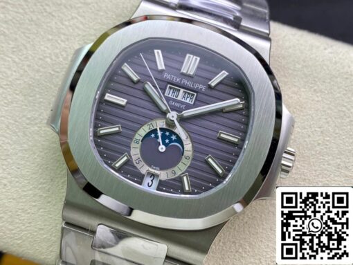 Patek Philippe Nautilus 5726/1A-001 1:1 Best Edition PPF Factory Grey Dial – Image 7