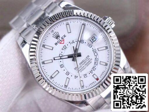 Rolex Sky Dweller M326934-0001 Best 1:1 Edition Noob Factory White Dial - immagine 9