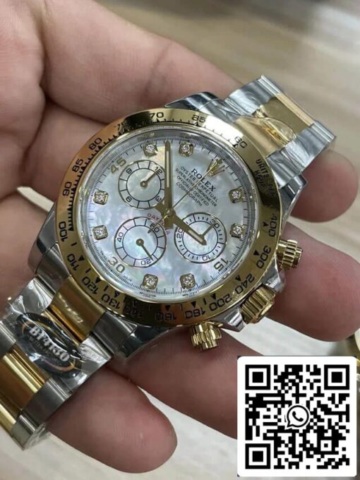 Rolex Daytona M116503-0007 1:1 Best Edition BT Factory Mother-Of-Pearl Dial - Image 9