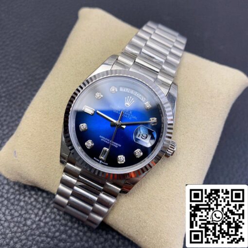 Rolex Day Date M128239-0023 1:1 Best Edition EW Factory Gradient Blue Dial - Image 8