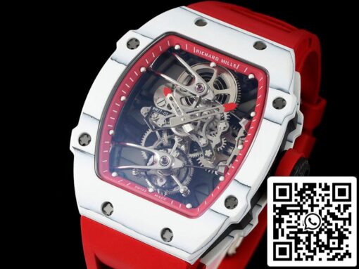 Richard Mille RM27-02 Rafael Nadal Tourbillon 1:1 Best Edition RM Factory Red Rubber Strap – Bild 8