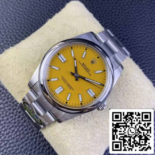 Rolex Oyster Perpetual M124300-0004 41MM 1:1 Best Edition Clean Factory Yellow Dial - Image 8