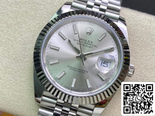 Rolex Datejust M126334-0004 41mm Jubilee Strap Clean Factory White Dial - Image 8