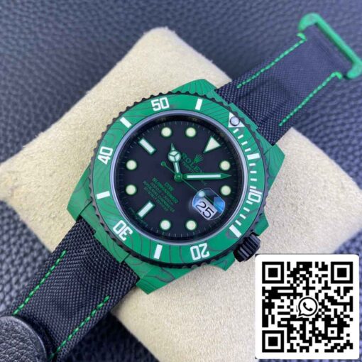 Replica Rolex Submariner VS Factory Green Carbon Fiber Bezel – Bild 3