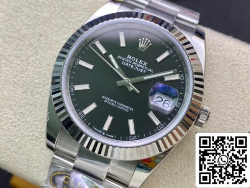 Rolex Datejust M126334-0017 41mm Oyster Strap Clean Factory White Dial - Image 8