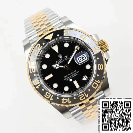 Rolex GMT Master II M126713grnr-0001 1:1 Best Edition EW Factory Black Dial - Image 8