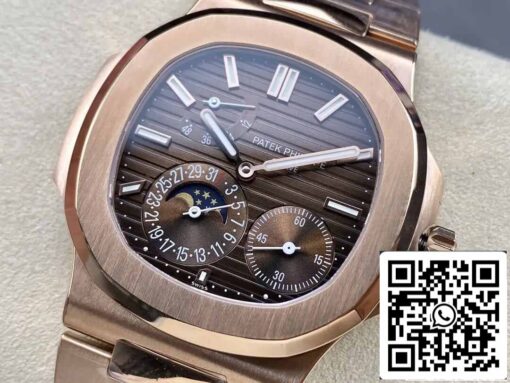 Patek Philippe Nautilus 5712/1R-001 1:1 Best Edition GR Factory Rose Gold - Image 3