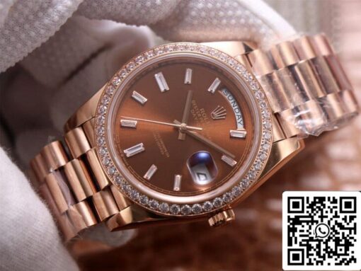 Rolex Day Date M228345RBR-0006 1:1 Best Edition EW Factory Rose Gold - Imagen 10